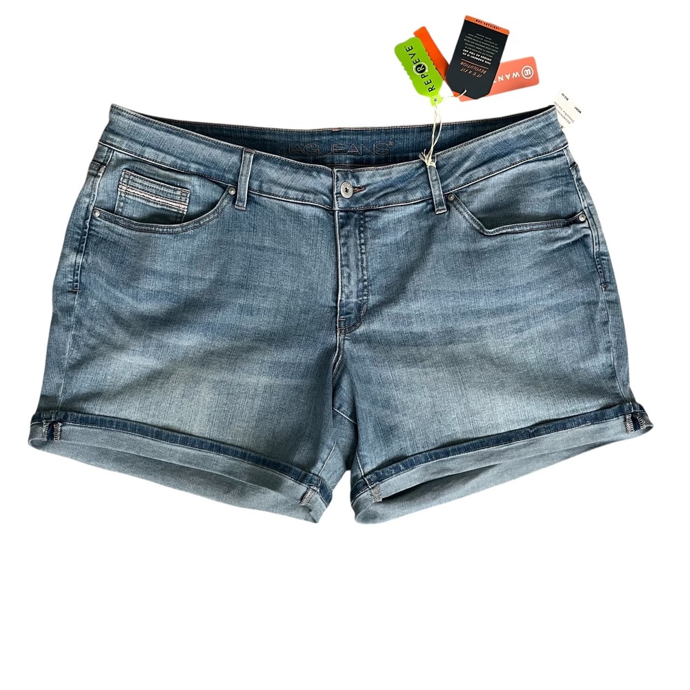NWT Jag Jeans Alex Boyfriend Shorts Chelsey Blue 20W Denim